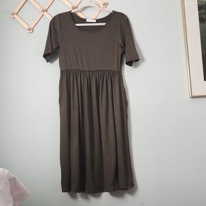 NWOT green dress sz S